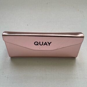 Quay Australia Rose Gold Sunglasses Case